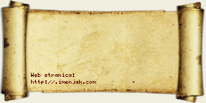 Hana Orbović vizit kartica